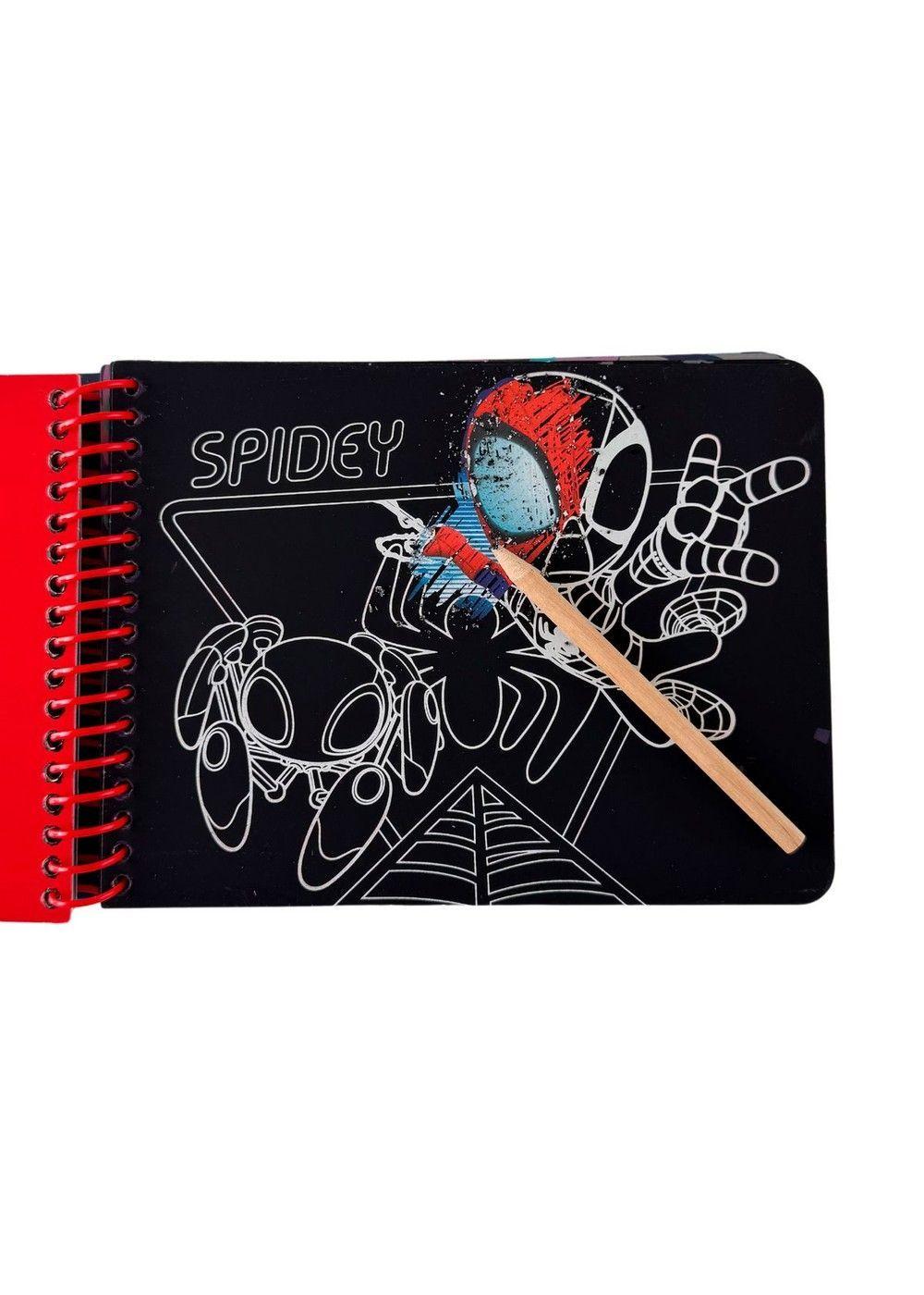Libro con Actividades para Raspar con Lápiz – Spiderman-4