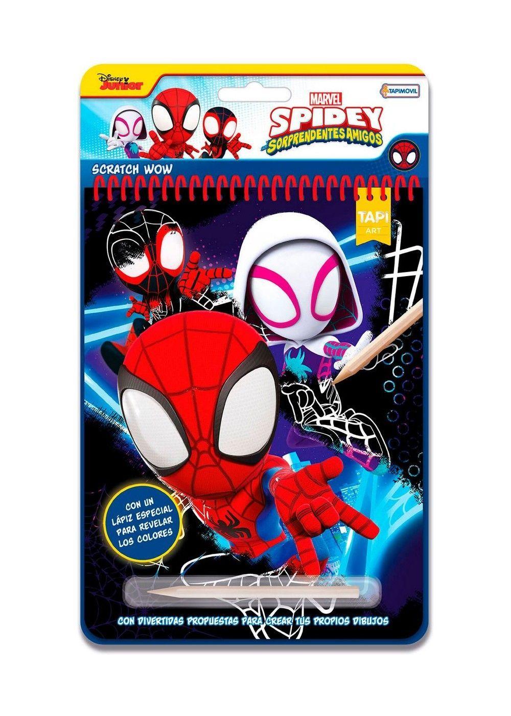 Libro con Actividades para Raspar con Lápiz – Spiderman-5