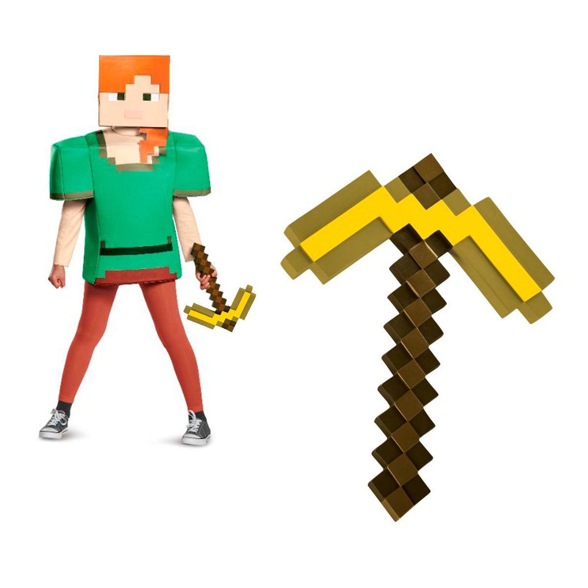 Minecraft Gold Pickaxe-0