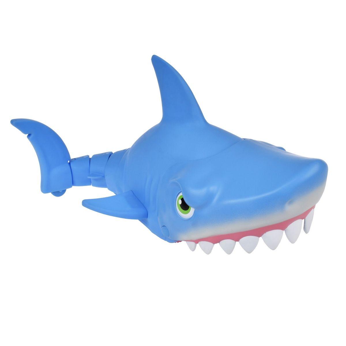 TIBURON COLA SEGMENTADA MANDIBULAS MOVILES  LUZ Y SONIDO-0