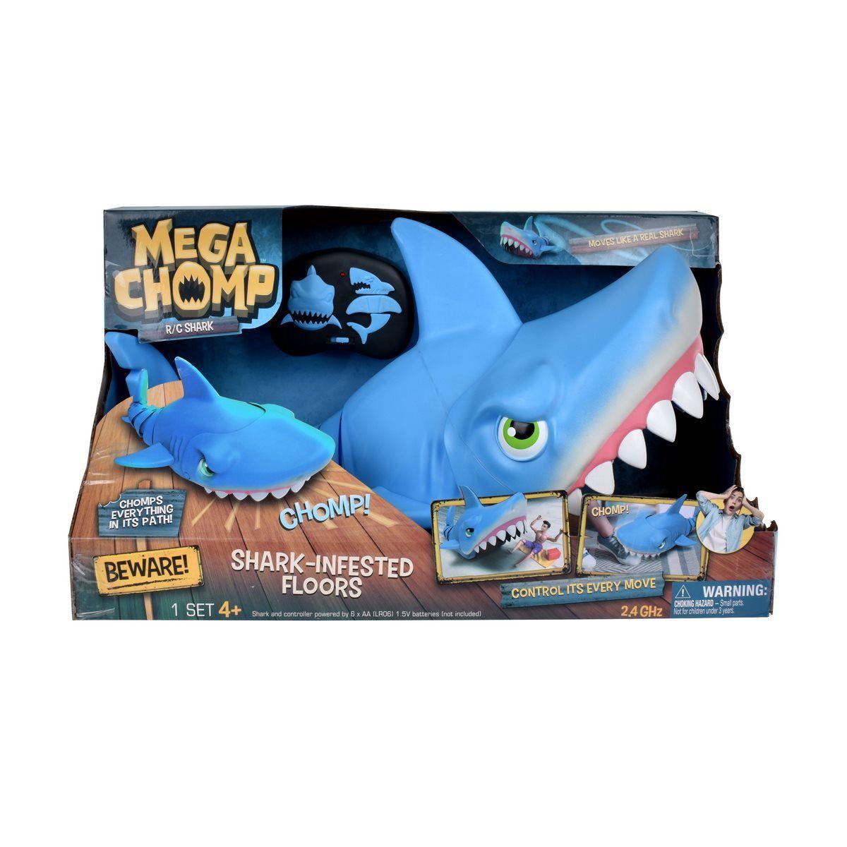 TIBURON COLA SEGMENTADA MANDIBULAS MOVILES  LUZ Y SONIDO-2