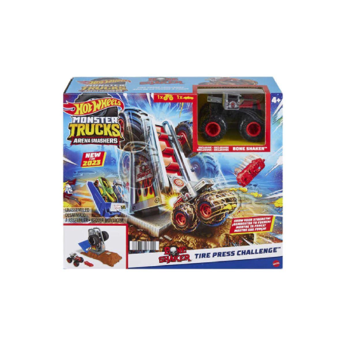 Hot Wheels Monster Trucks Arena De Demolicion - Bone Shaker-4