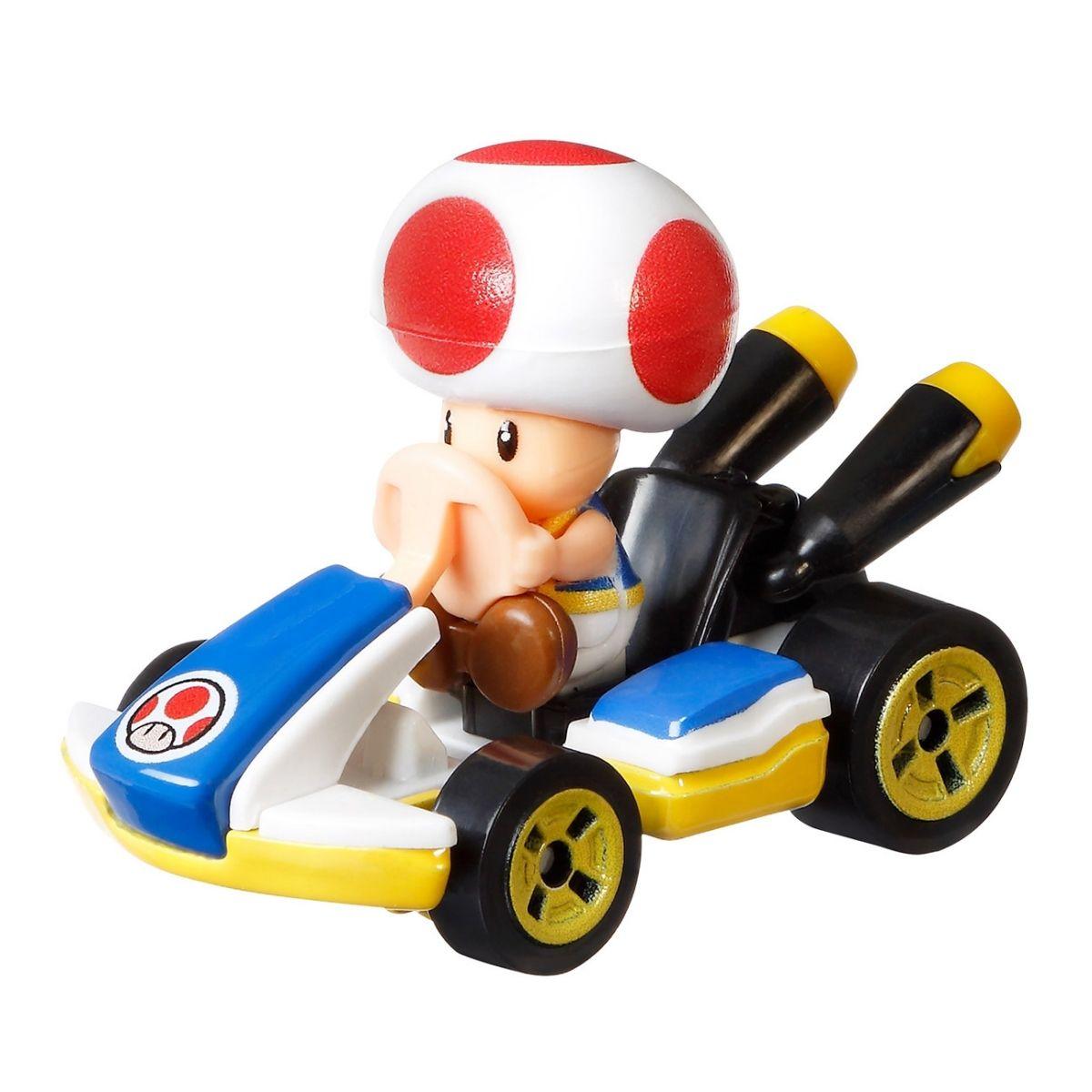 Hot Wheels Mario Kart Personajes Escala 1:64 - Toad-0