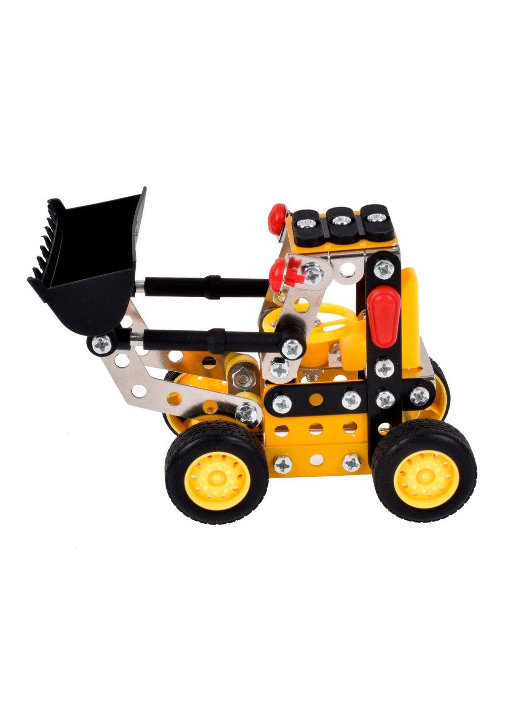 Mecano Metálico Cargador Frontal 129 Piezas-1