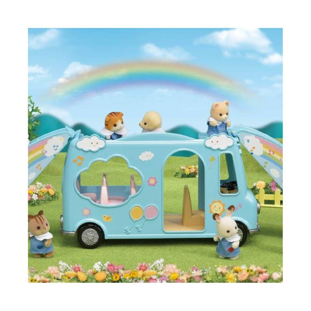 Autobus Infantil Arcoiris Sylvanian Families-2