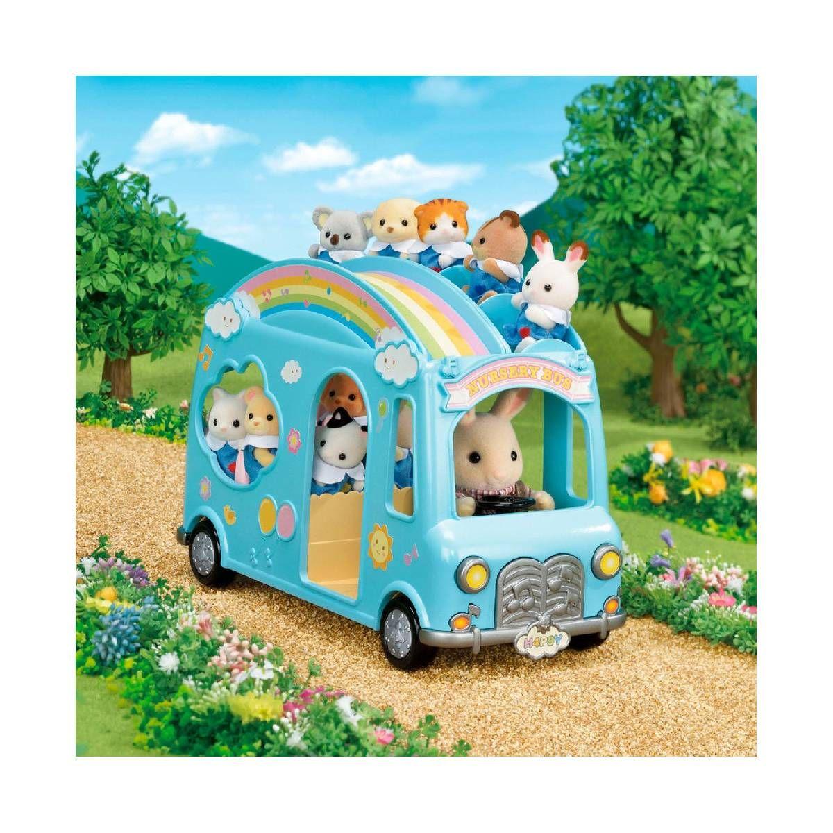 Autobus Infantil Arcoiris Sylvanian Families-5