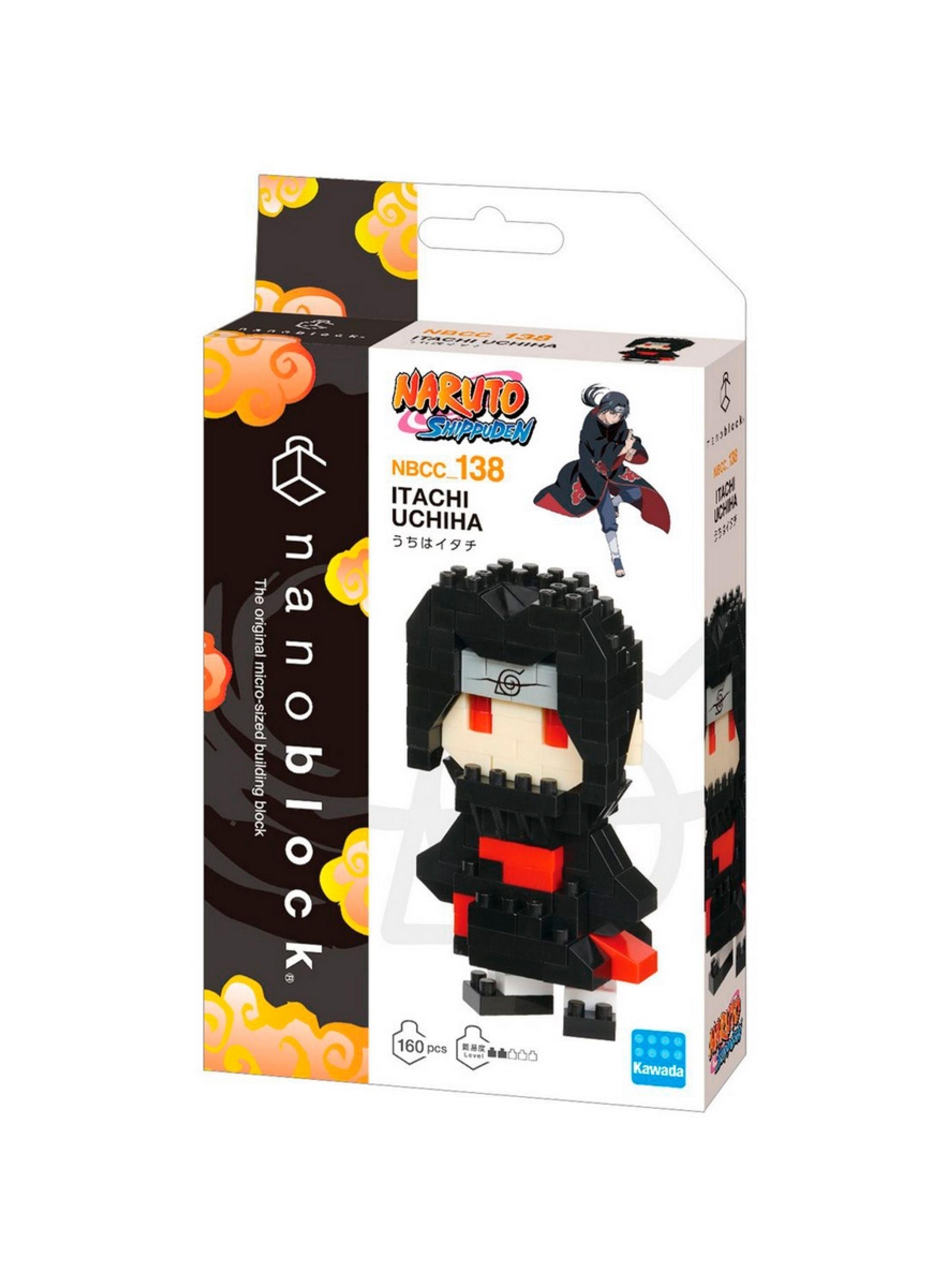 FIGURA NANOBLOCK NARUTO SHIPPUDEN DE BANDAI - ITACHI UCHIHA-2