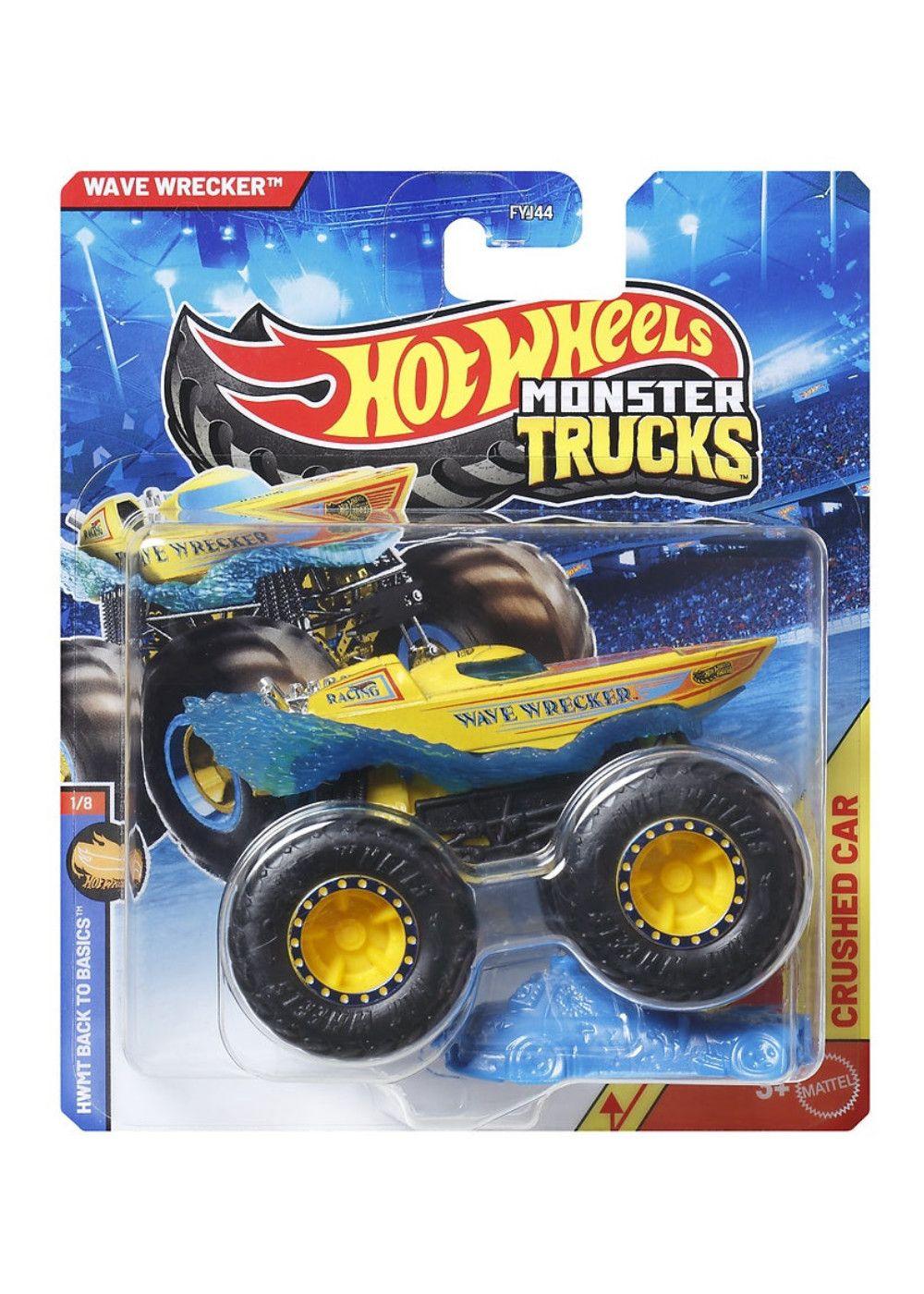 HOT WHEELS MONSTER TRUCK ESCALA 1:64 - WAVE WRECKER-1