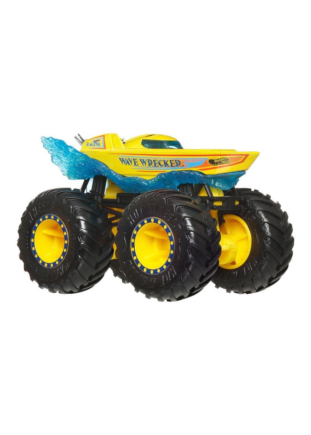 HOT WHEELS MONSTER TRUCK ESCALA 1:64 - WAVE WRECKER-2