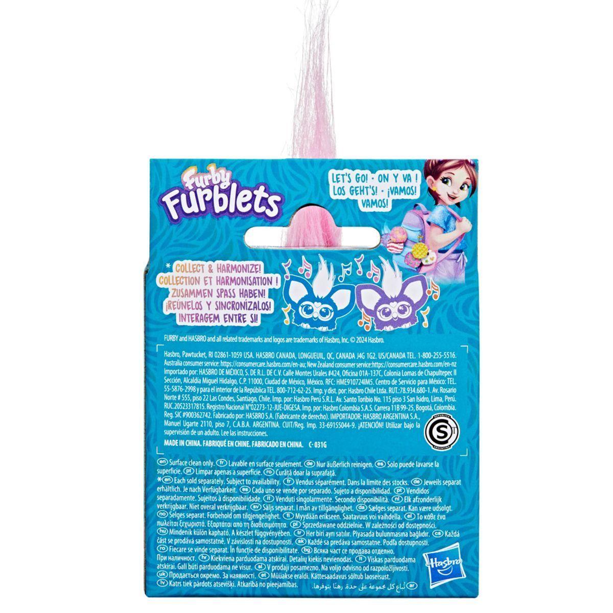 MINI PELUCHE FURBY FURBLETS - BUB - LEE-3