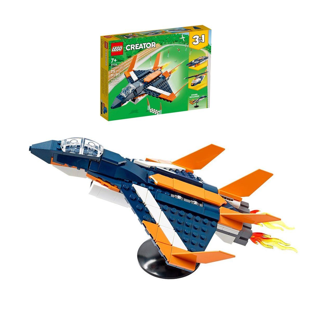 Avión Jet Supersónico Lego Creator-0