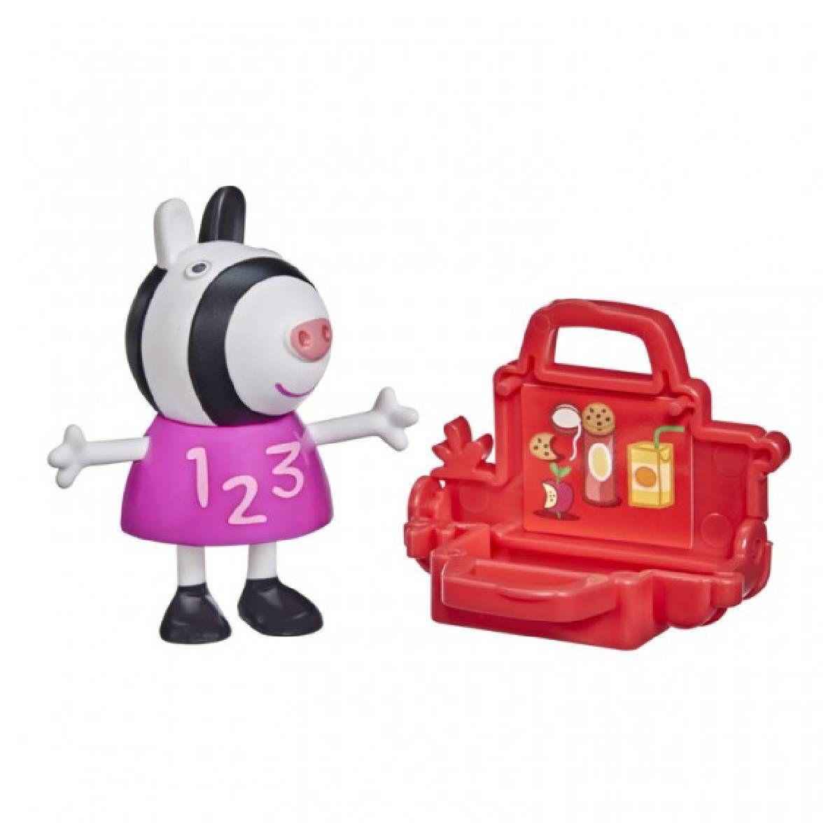 Figura Peppa Pig Amigos Divertidos - Zoe Zebra-1