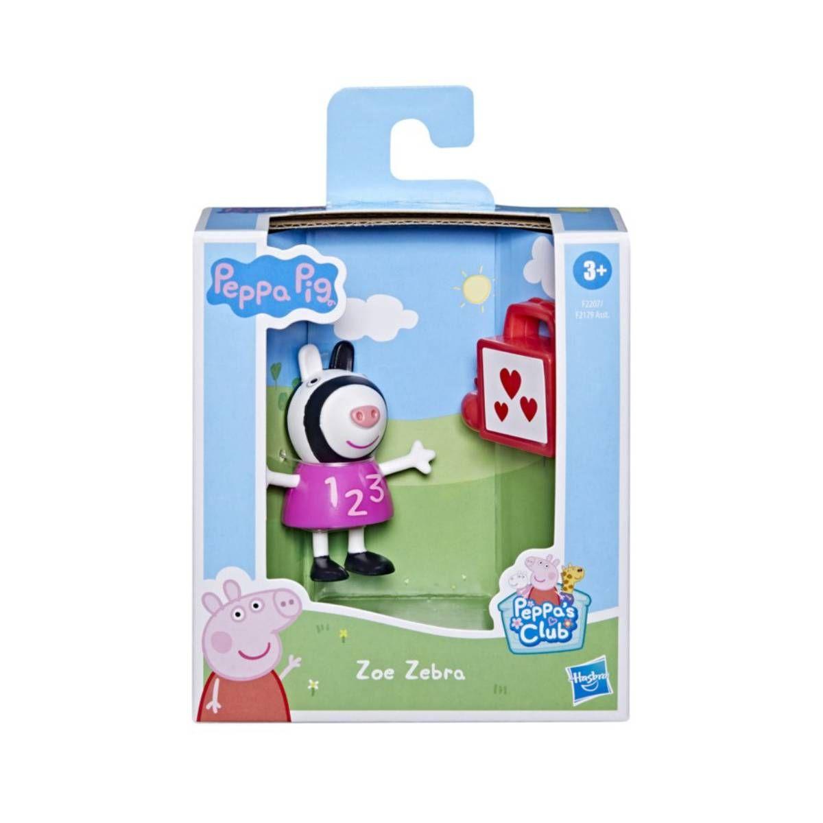 Figura Peppa Pig Amigos Divertidos - Zoe Zebra-2