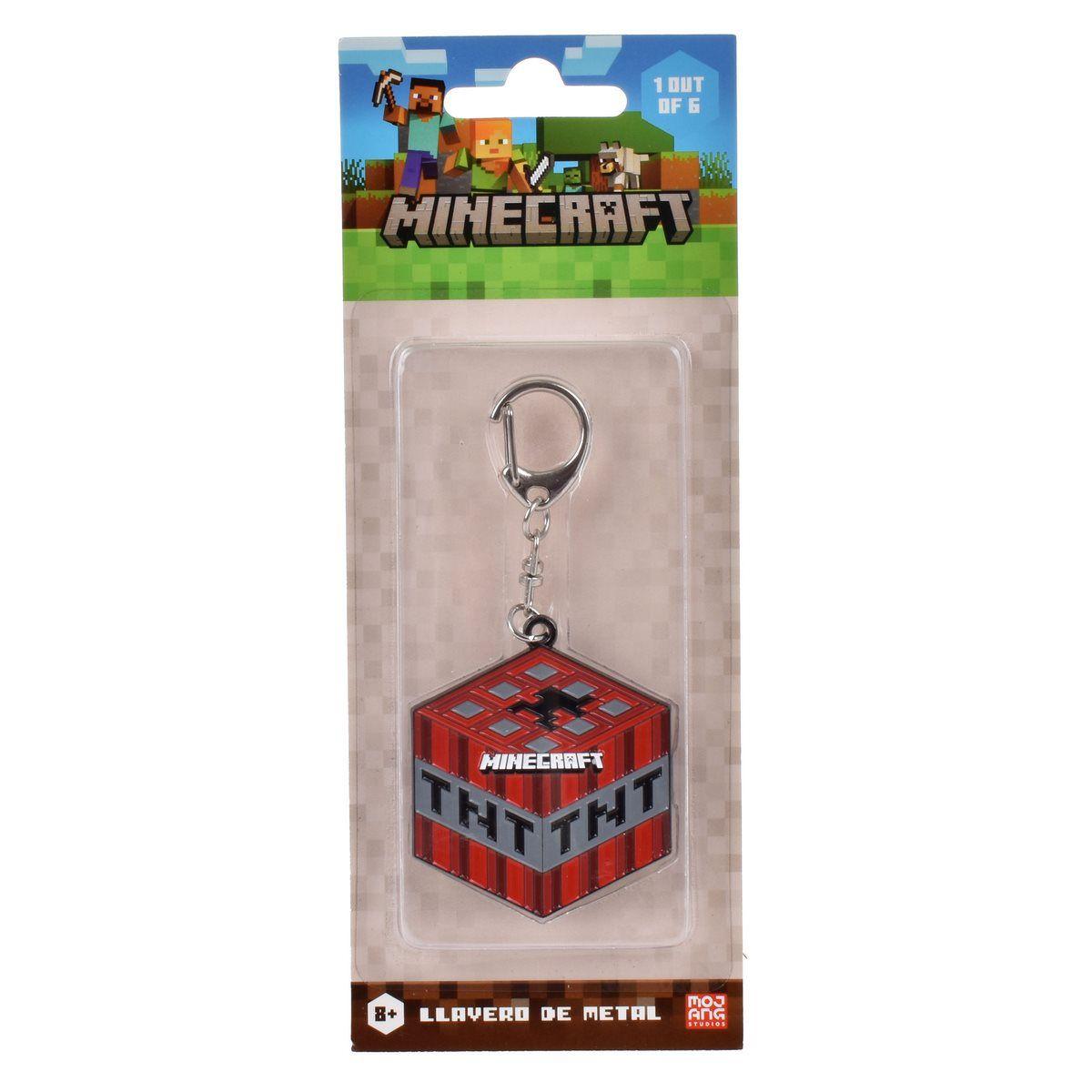 FIGURA LLAVERO METALICO MINECRAFT - TNT-2