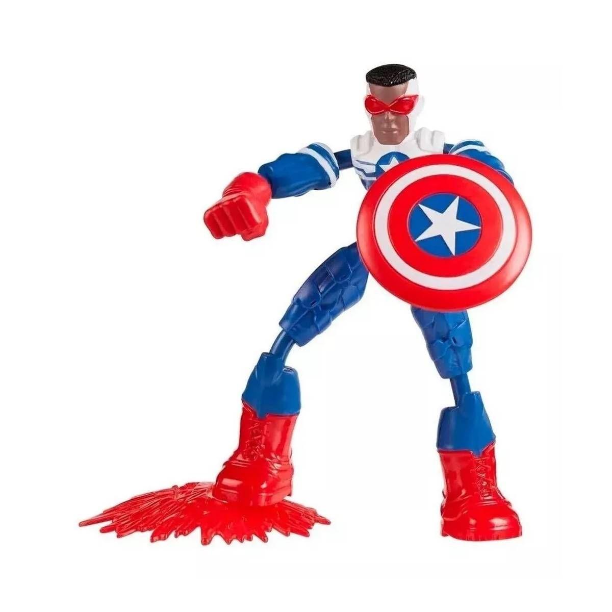 Avengers Figura Doblar Y Flexionar - Falcón Capitán América-1