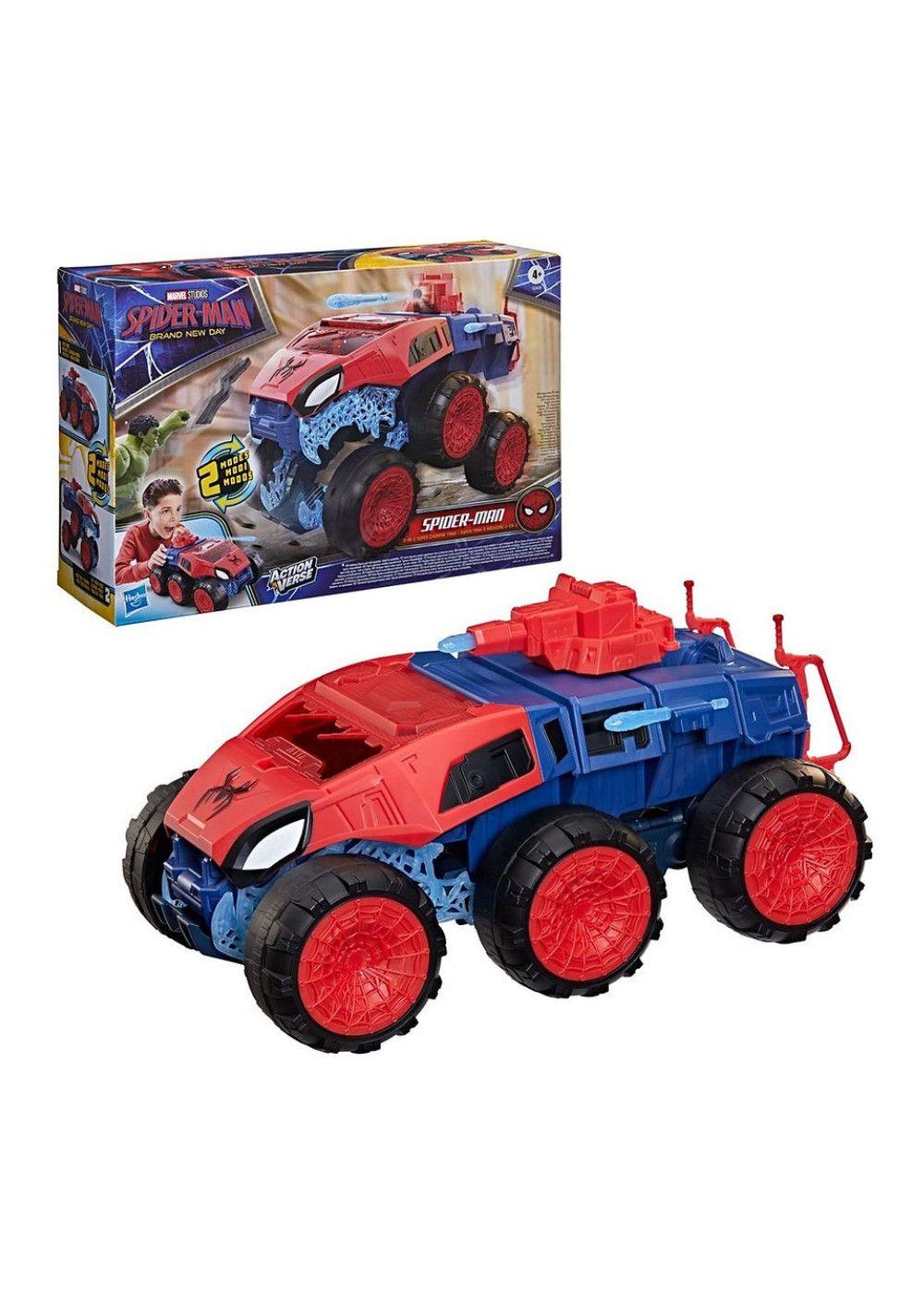 SPIDERMAN MOVIE SUPERTANQUE MORDEDOR 2 EN 1 VEHICULO-2