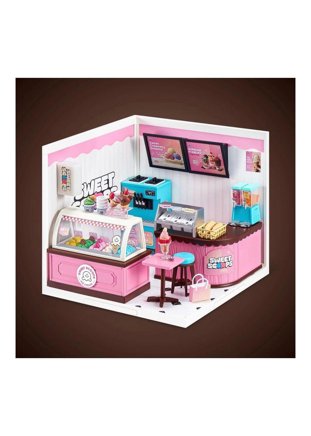 ZURU Mini Brands Spaces Sweet Scoops Ice Cream Store-1