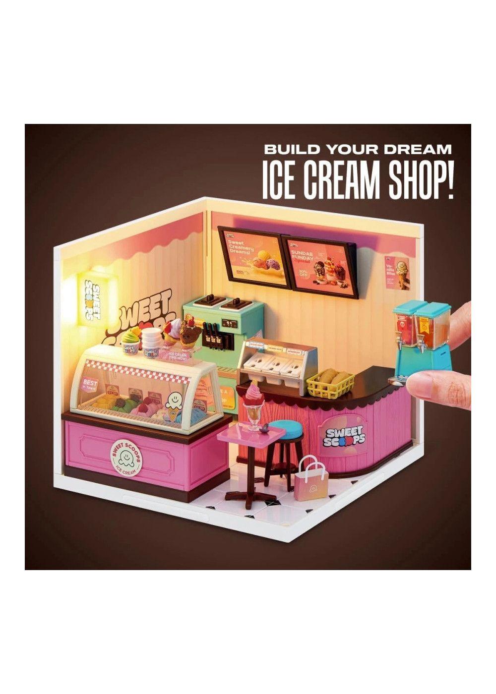 ZURU Mini Brands Spaces Sweet Scoops Ice Cream Store-2