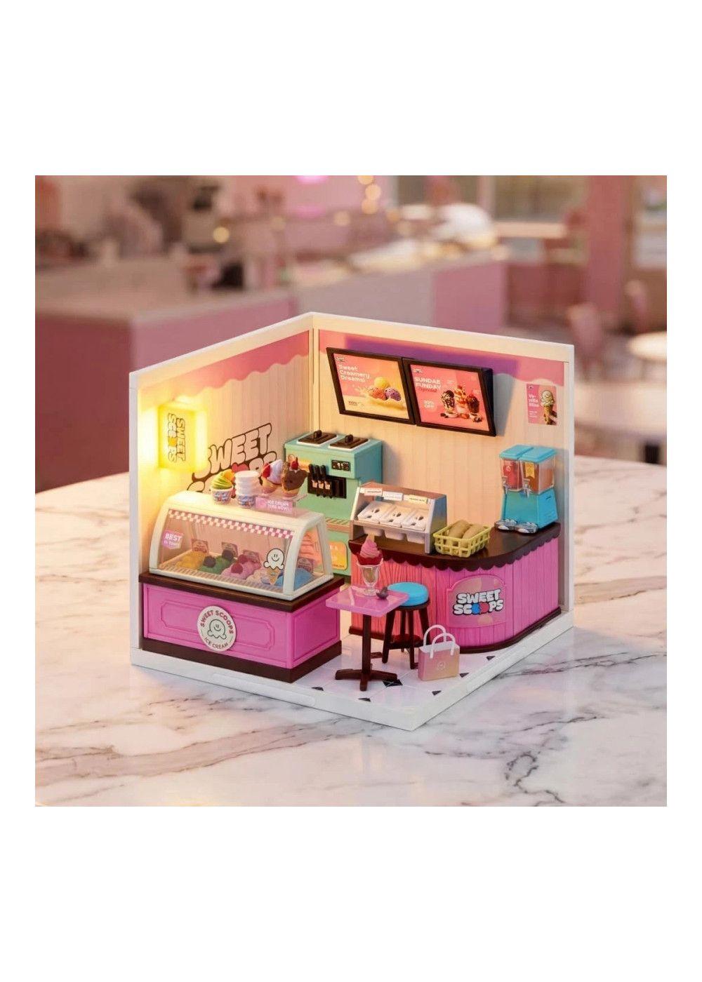 ZURU Mini Brands Spaces Sweet Scoops Ice Cream Store-3