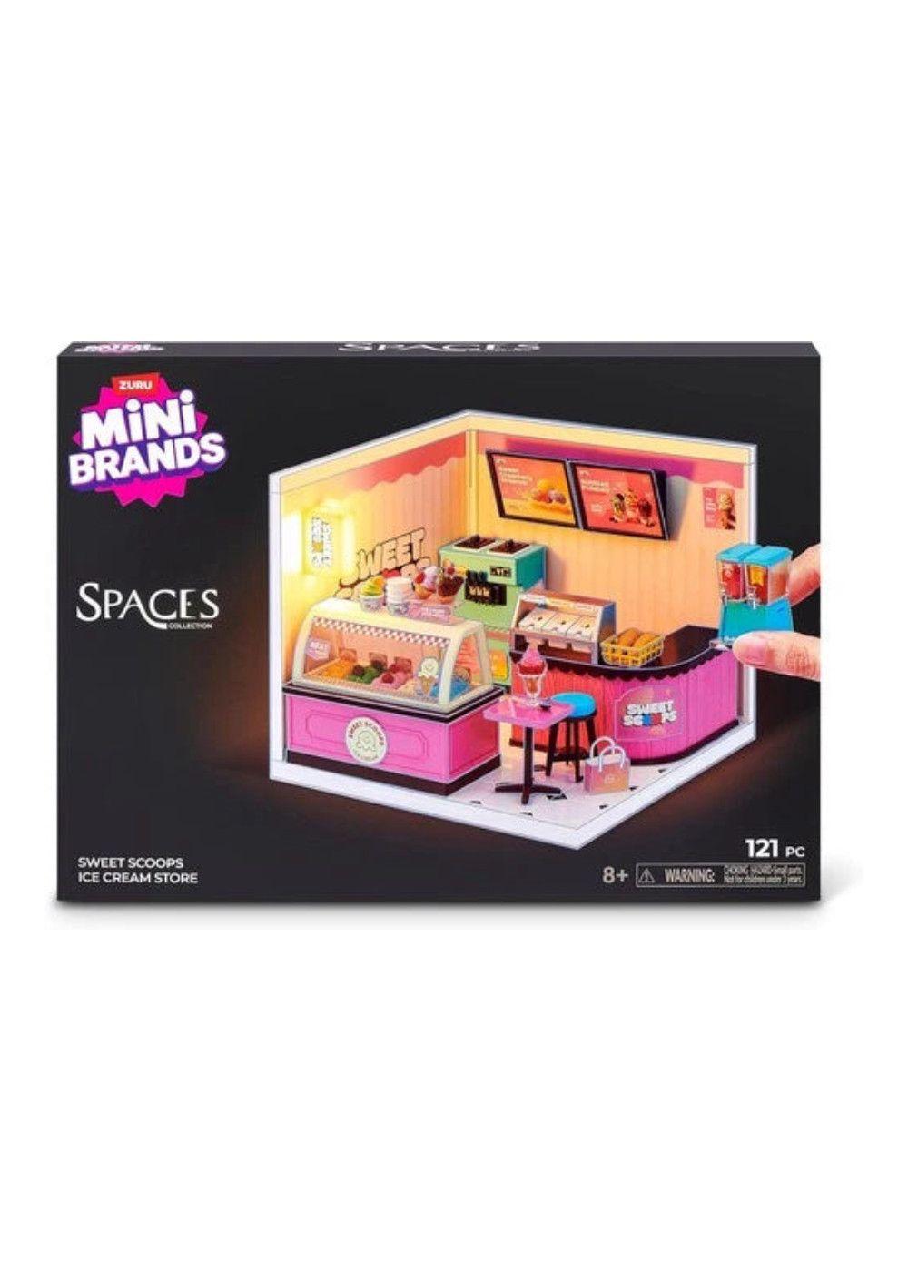 ZURU Mini Brands Spaces Sweet Scoops Ice Cream Store-5