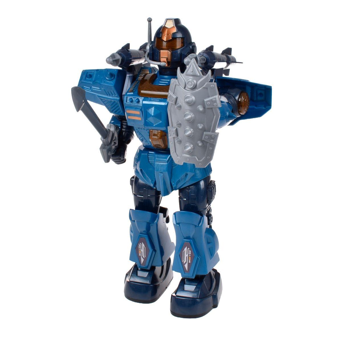 ROBOT QUE CAMINA CON LUCES Y SONIDO - AZUL-5