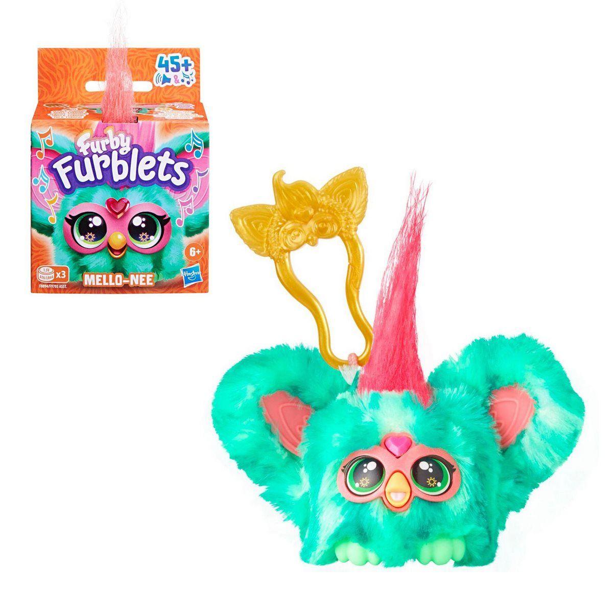 MINI PELUCHE FURBY FURBLETS - MELLO-NEE-0