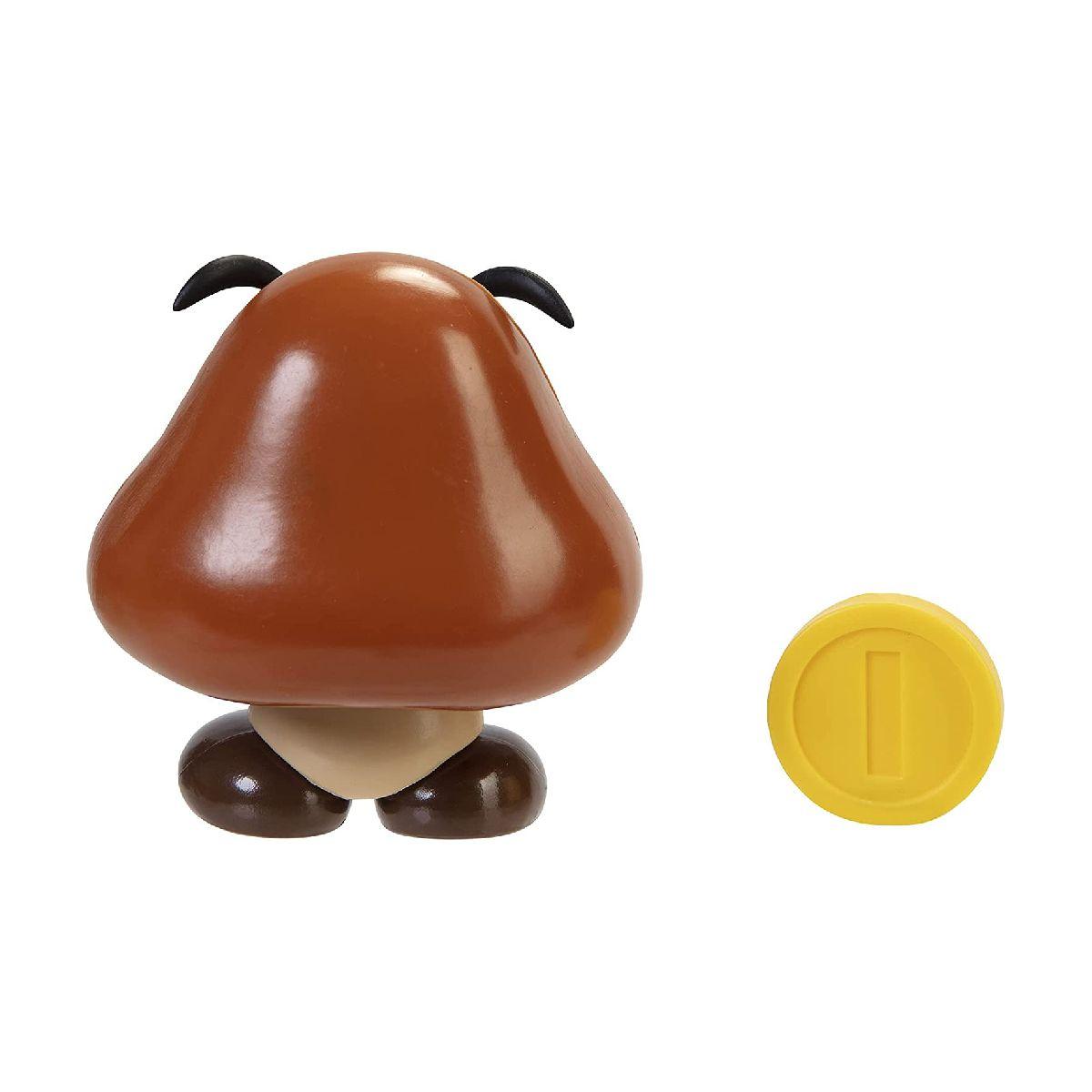 Nintendo Super Mario 10 Cm Figuras - Goomba Con Moneda-4