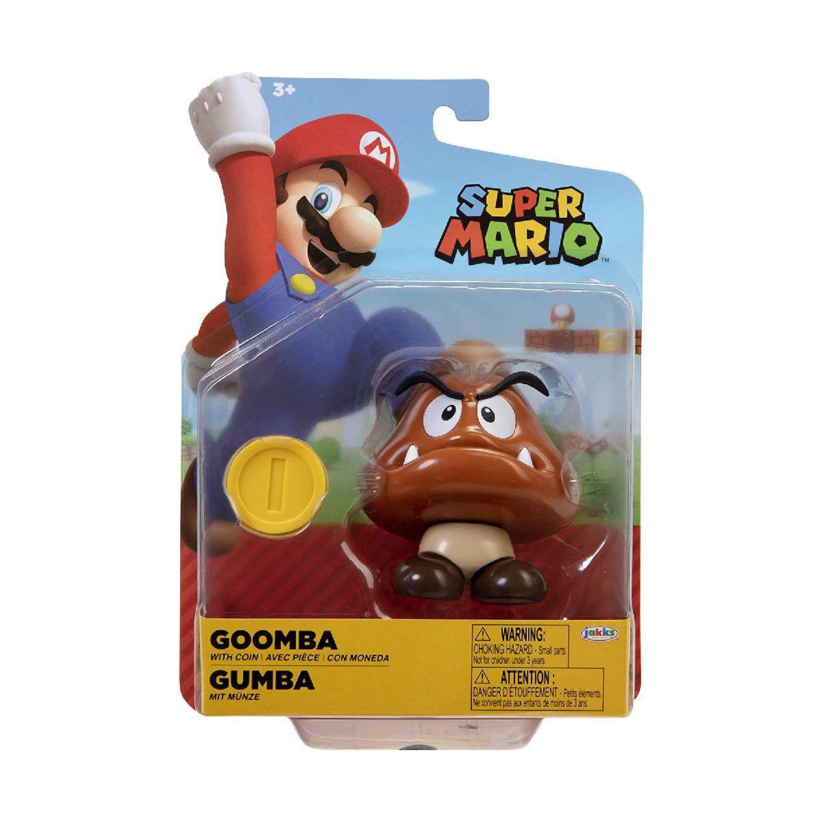 Nintendo Super Mario 10 Cm Figuras - Goomba Con Moneda-6