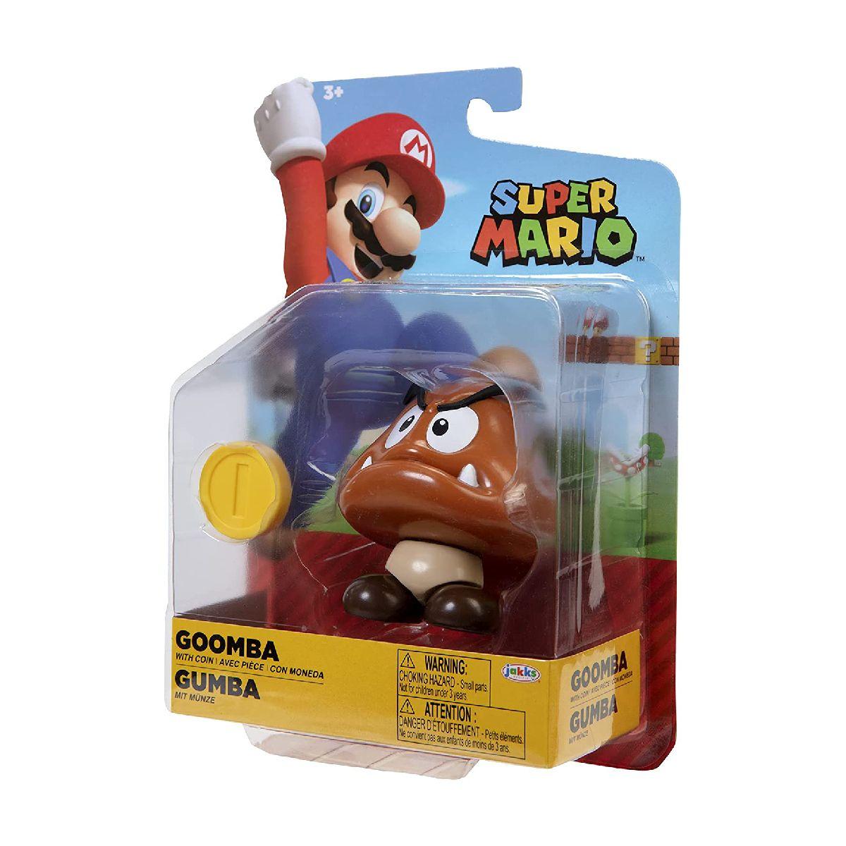 Nintendo Super Mario 10 Cm Figuras - Goomba Con Moneda-7