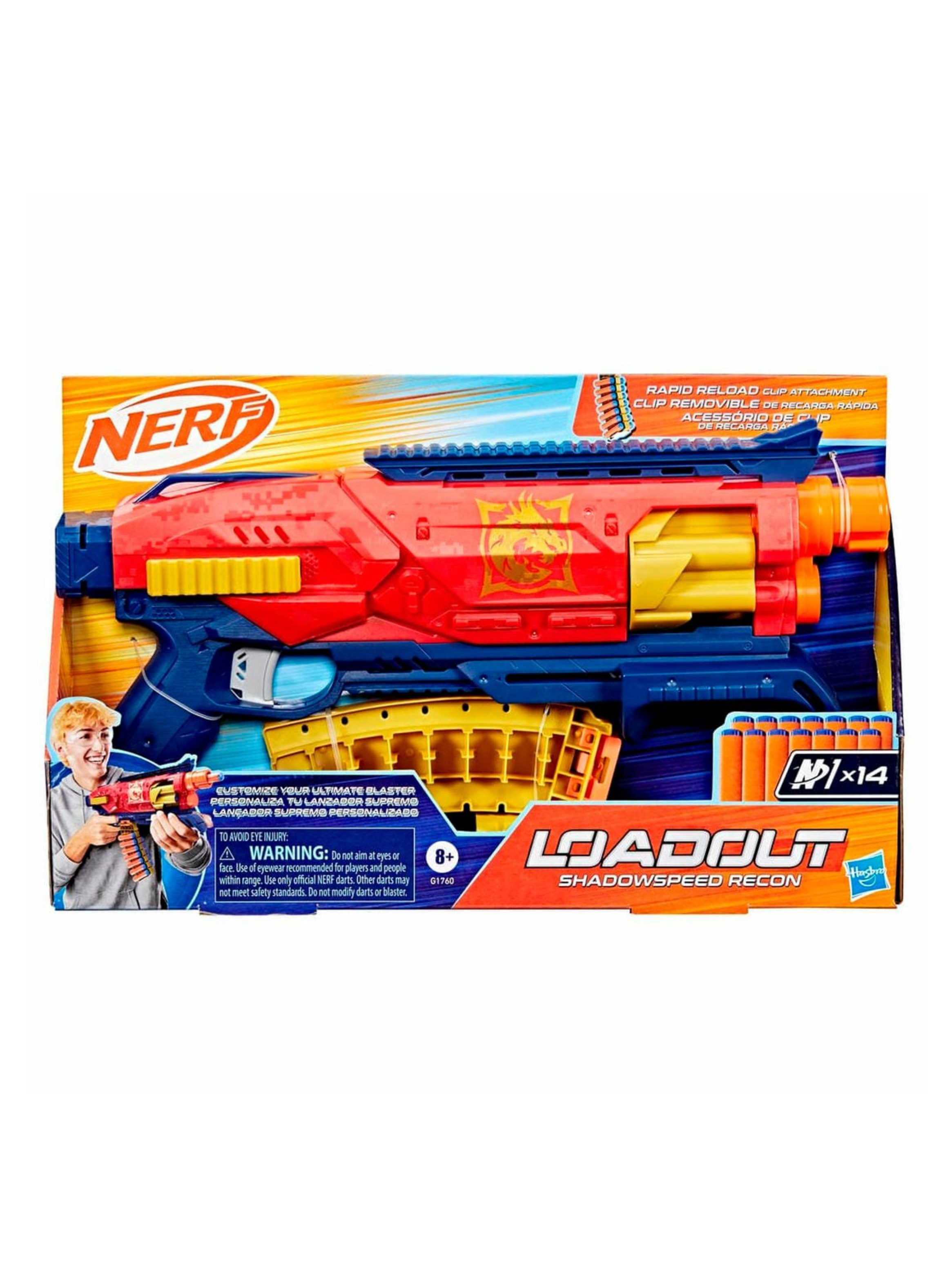 Lanzador nerf loadout shadowspeed recon-2