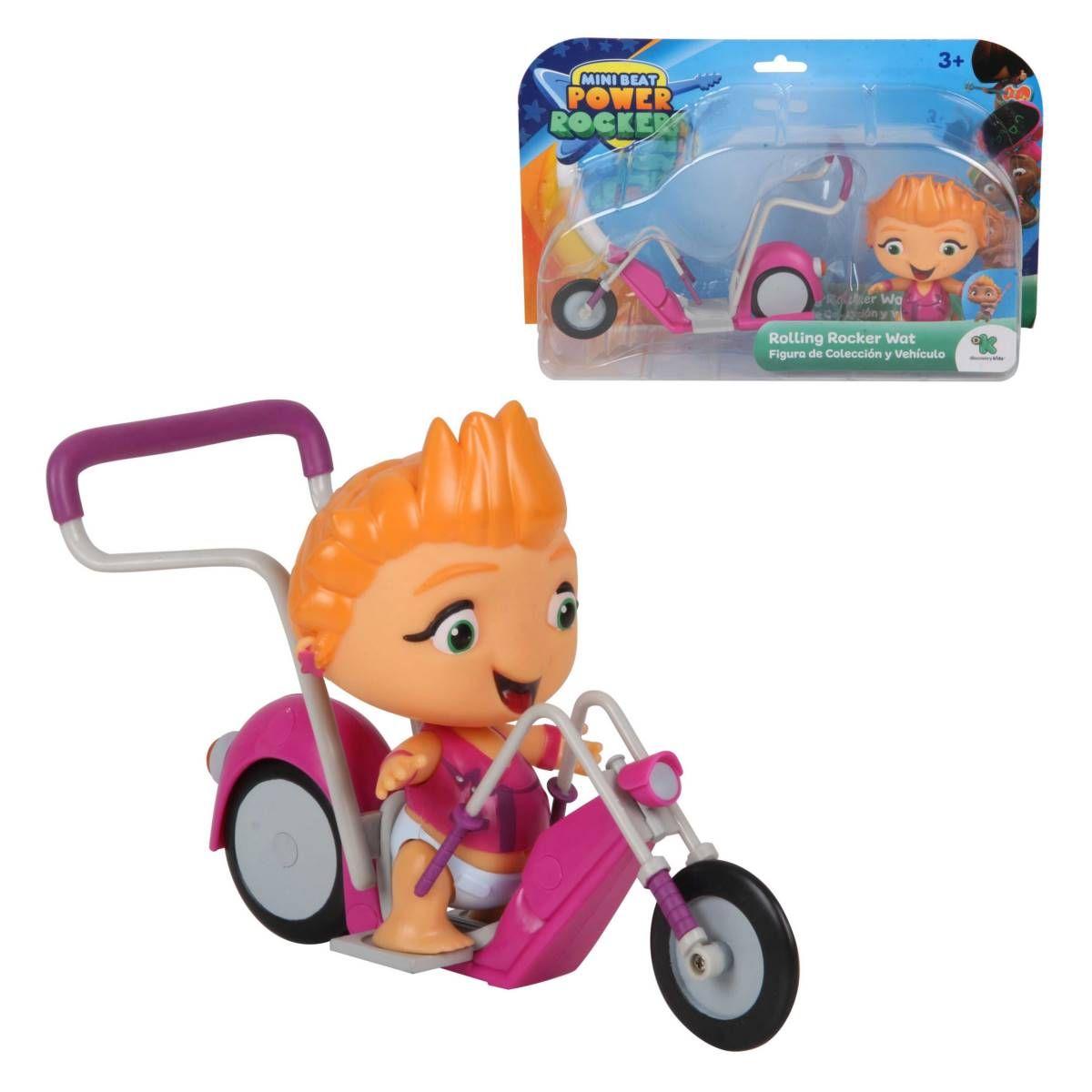 Power Rockers Vehiculo Con Figura Imexporta - Wat-0