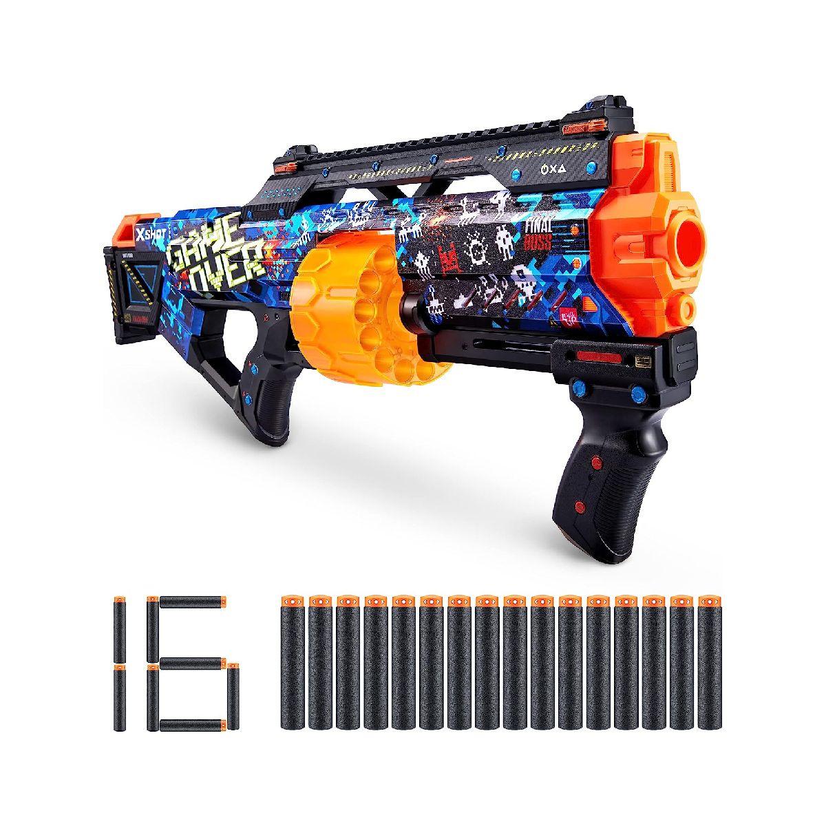 Lanza Dardos Last Stand Skins X-Shot - Game Over-7