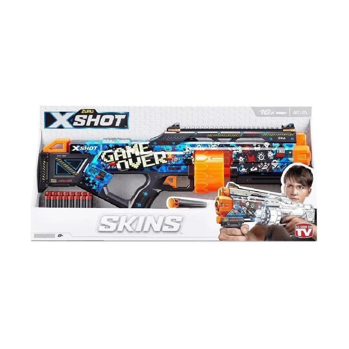 Lanza Dardos Last Stand Skins X-Shot - Game Over-9