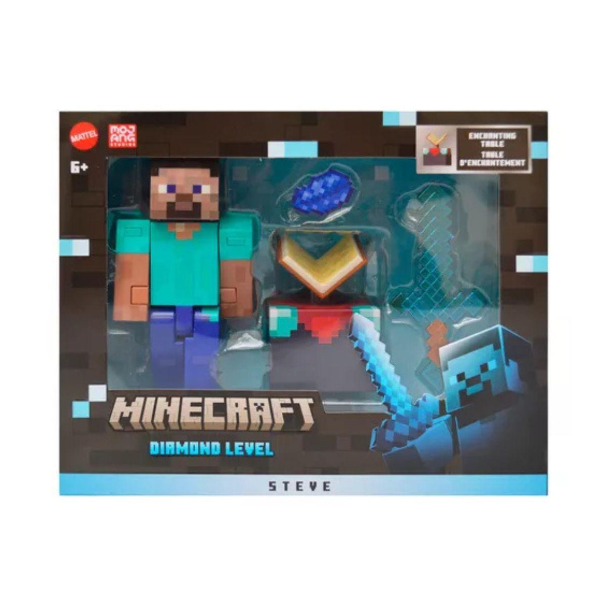 MINECRAFT DIAMOND FIGURA DE ACCION COLECCIONABLE - STEVE-1