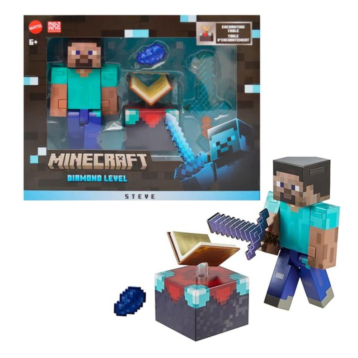 MINECRAFT DIAMOND FIGURA DE ACCION COLECCIONABLE - STEVE-2