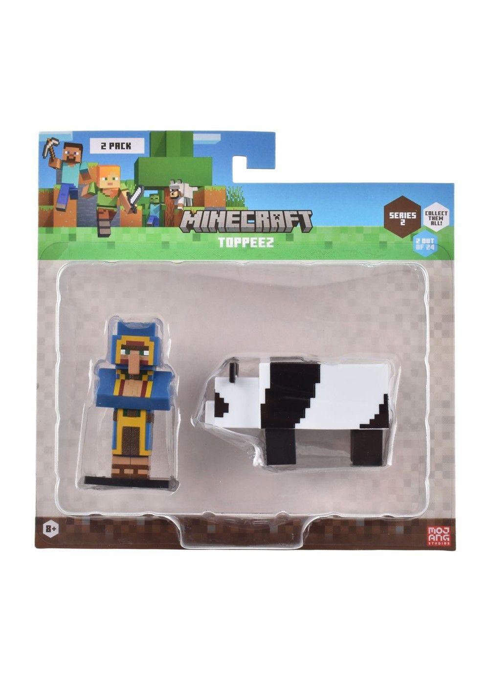 Set 2 Figuras 6 Cms Toppeez Minecraft - Comerciante-6