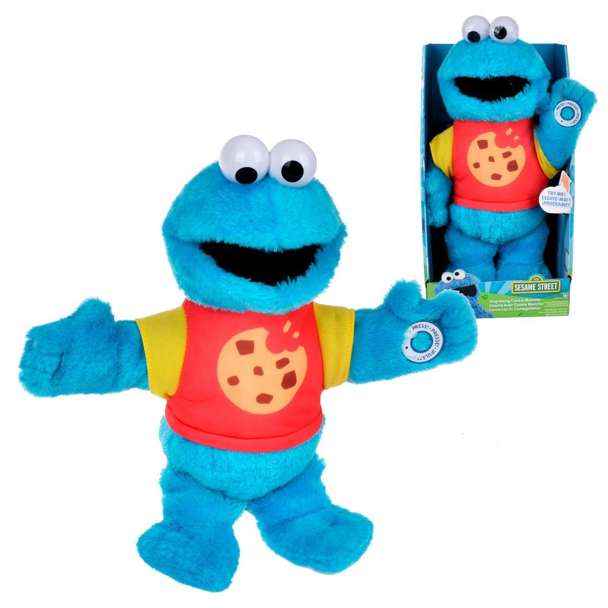 Peluche Musical 33 Cm Plaza Sesamo - Canta El Comegalletas-0