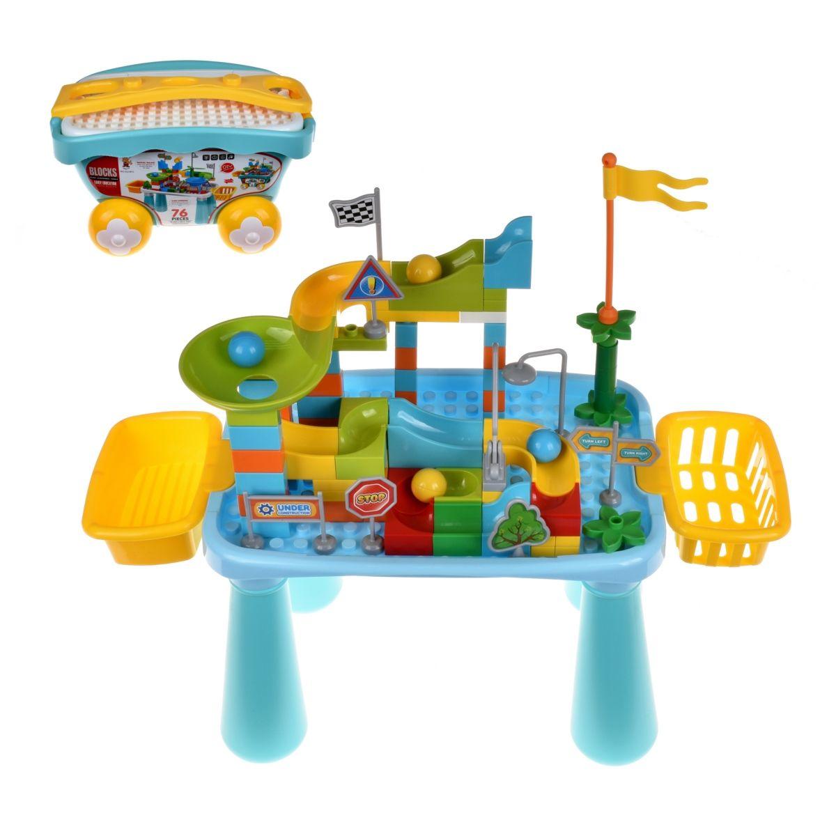 Carro Troley Con Set De 76 Bloques Y Accesorios-0