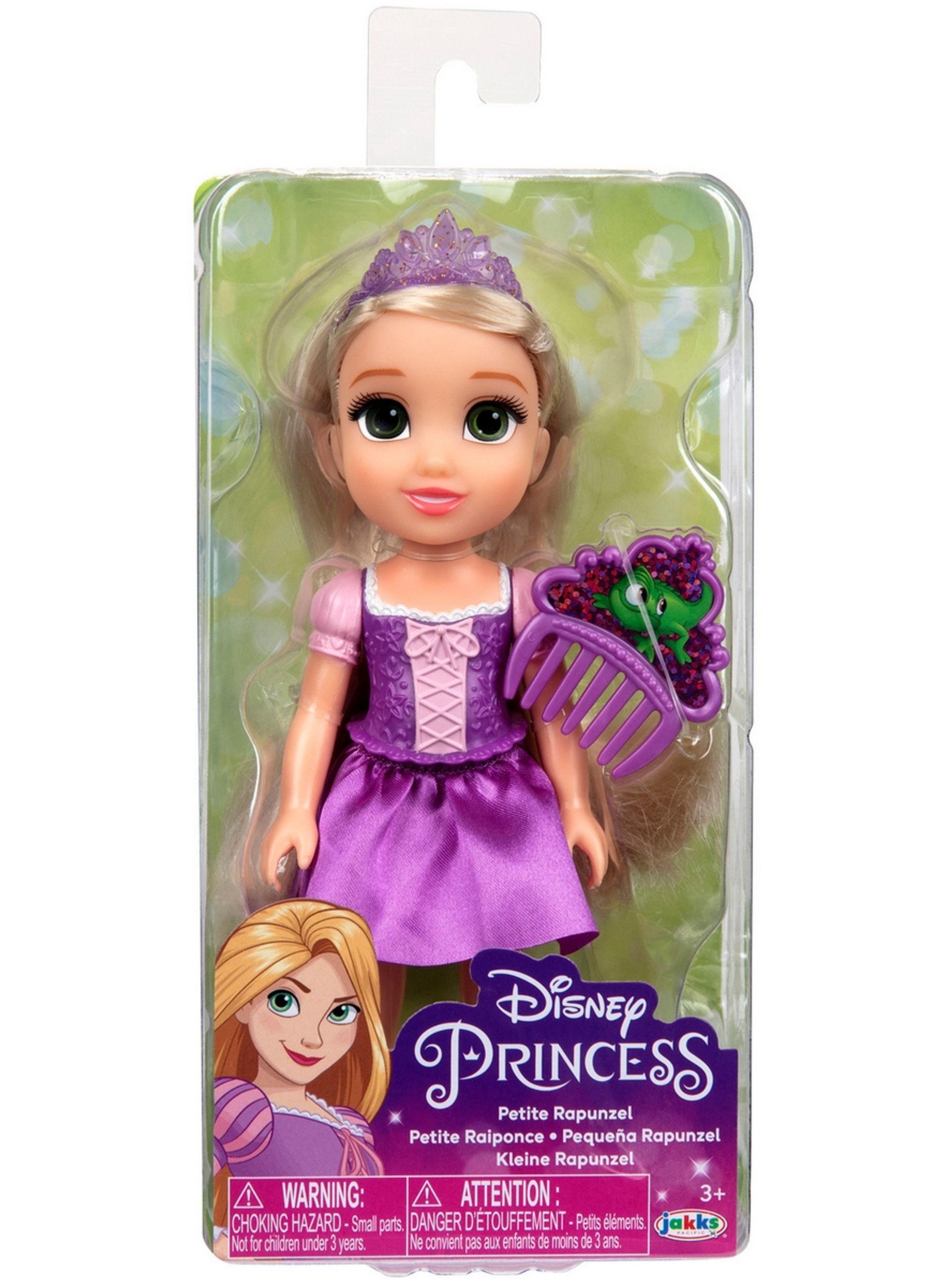 Muñeca 15 cm Disney con Peine - Rapunzel-2