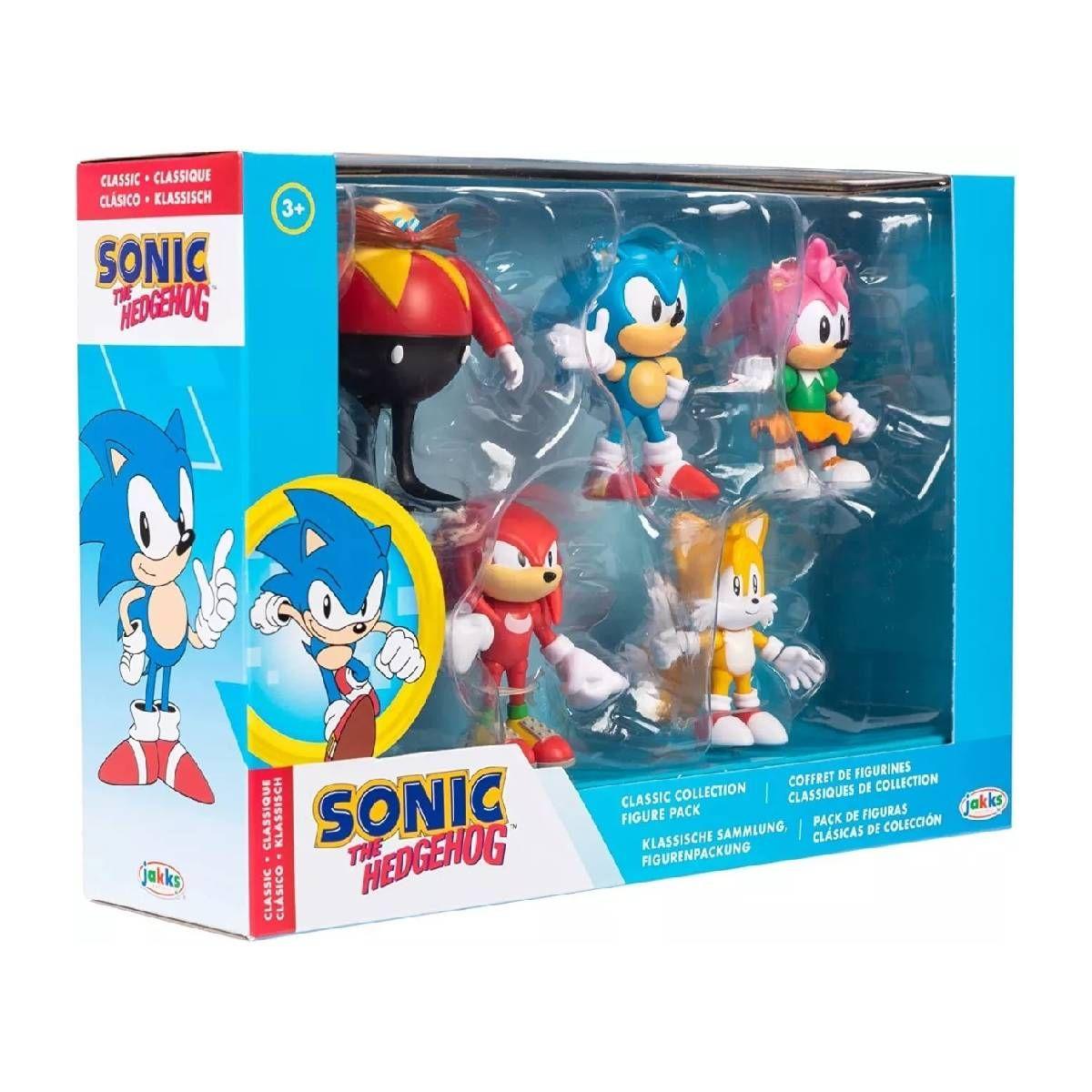 Pack 5 Figuras De 6 Cms Sonic-6