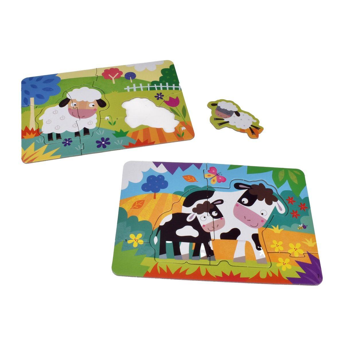 Rompecabezas EDUCA 4 puzzles 5 piezas didácticos-2