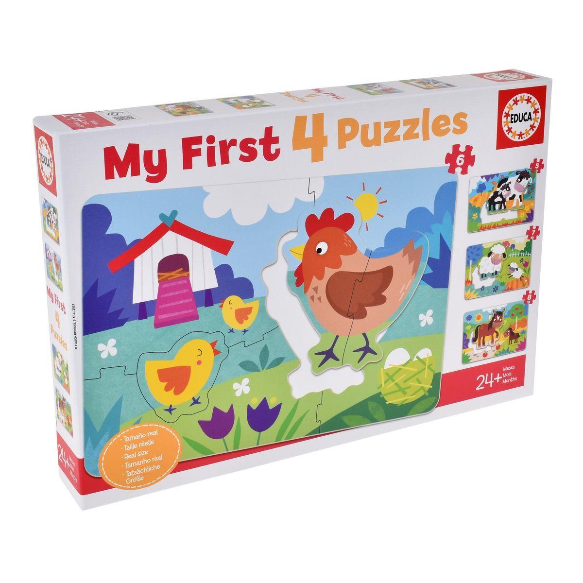 Rompecabezas EDUCA 4 puzzles 5 piezas didácticos-4