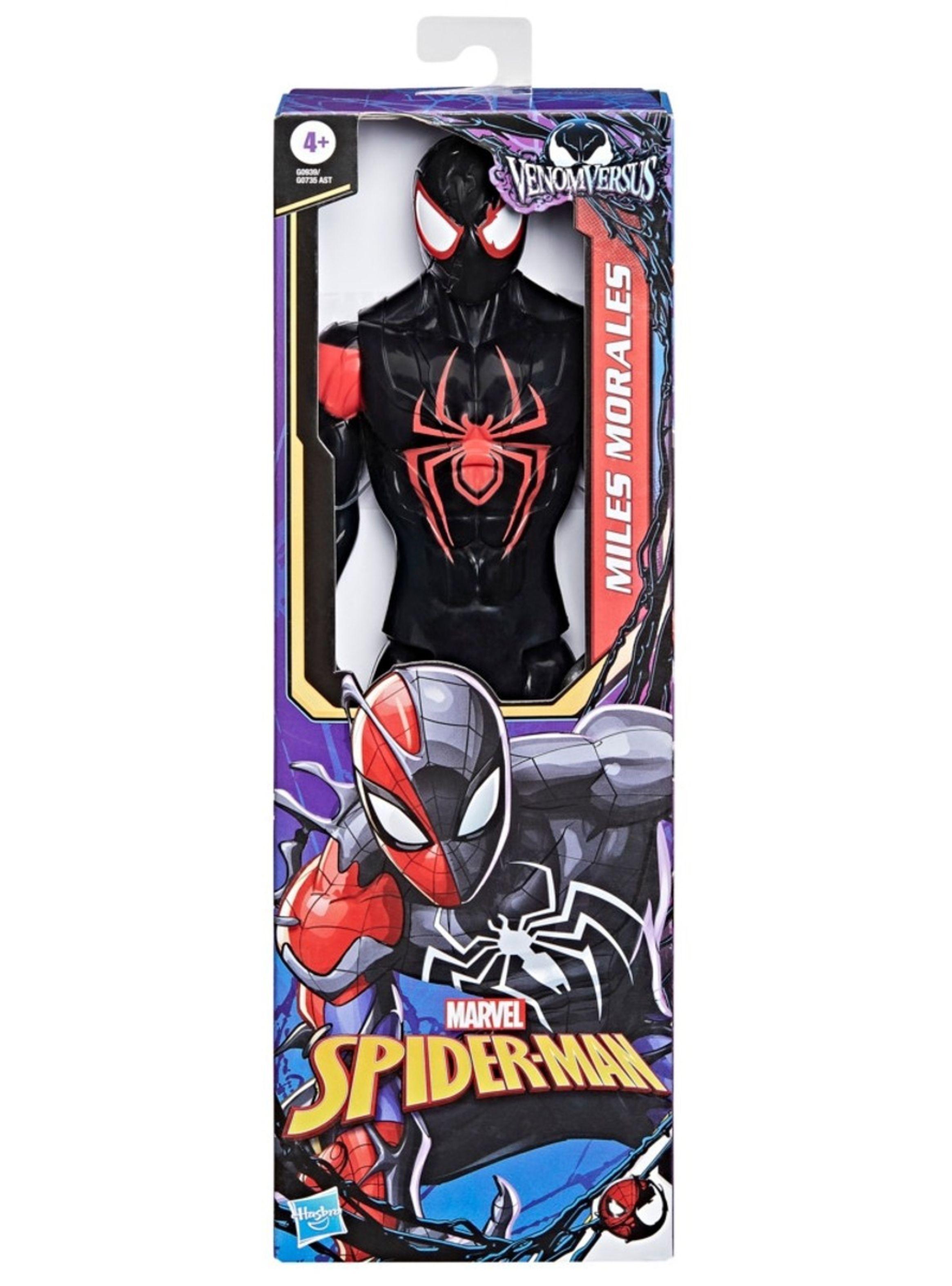 Figura spiderman venom vs titan hero series - miles morales-2