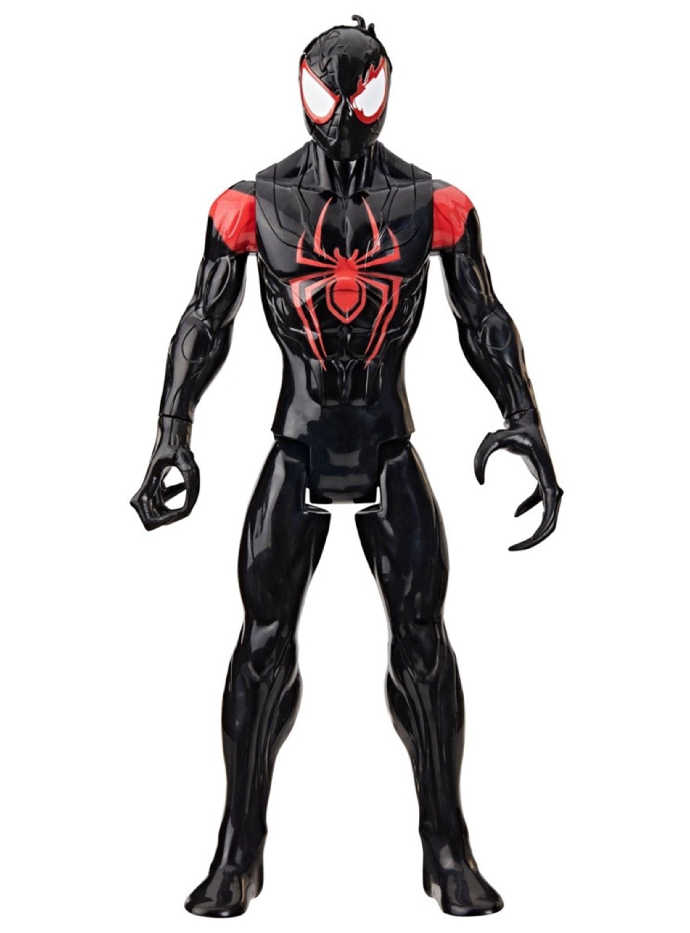 Figura spiderman venom vs titan hero series - miles morales-4