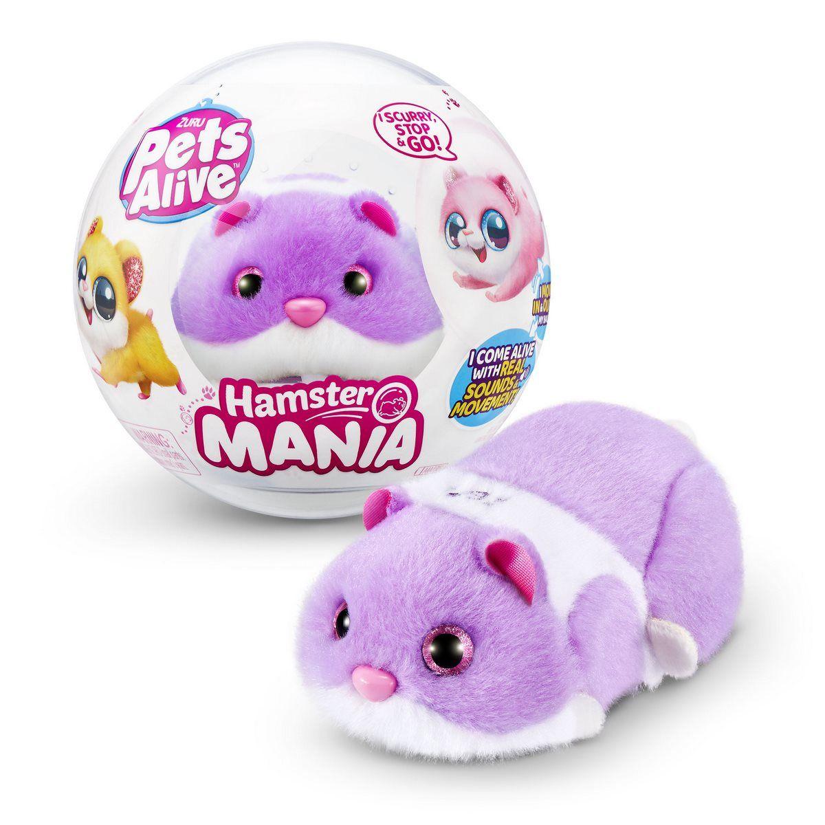Hamster Caminador En Bola Pets Alive Zuru - Morado-0