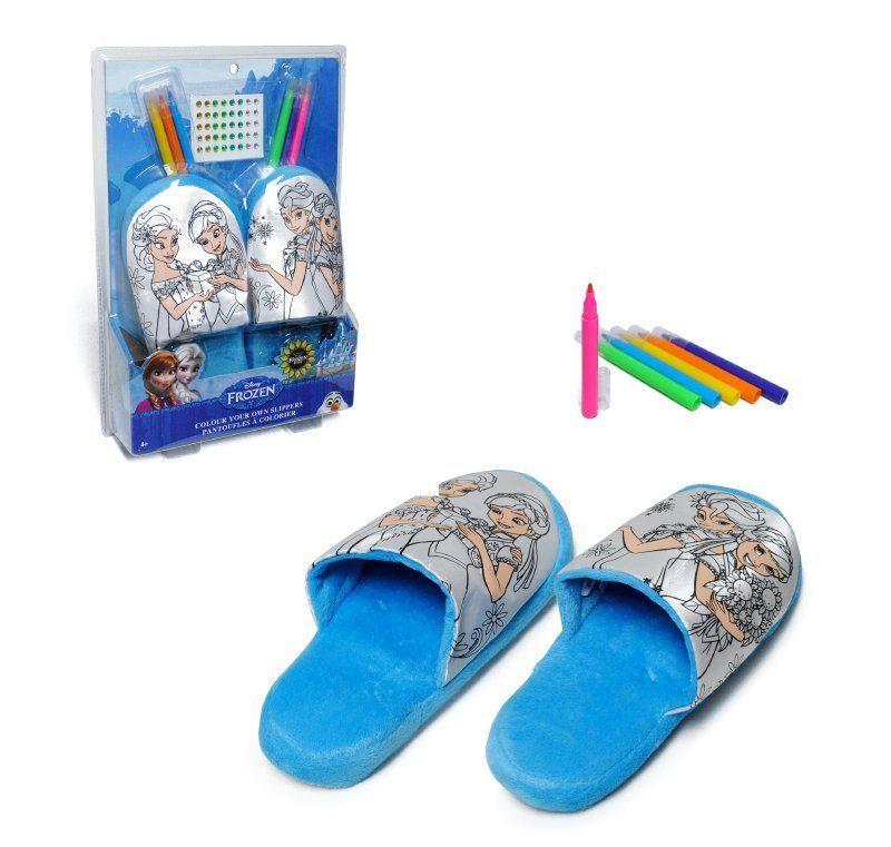Pantuflas Para Pintar Frozen-1
