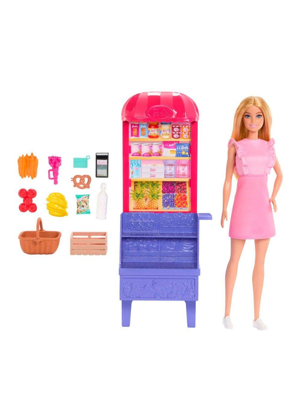 Muñeca Barbie set supermercado receta de la amistad-2