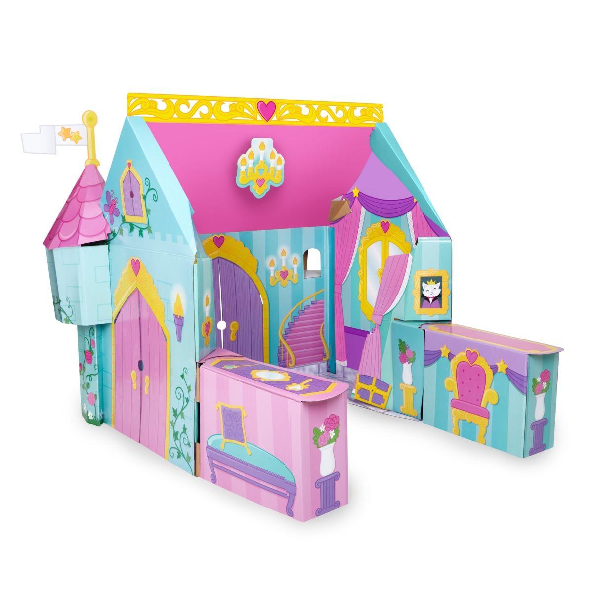 Castillo Para Interior Plegable De Cartón Pop To Play-0