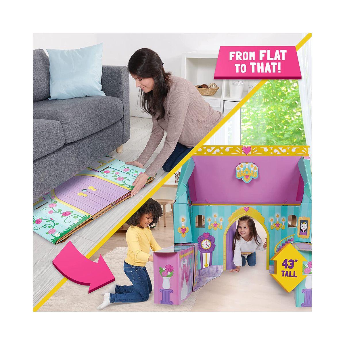 Castillo Para Interior Plegable De Cartón Pop To Play-4