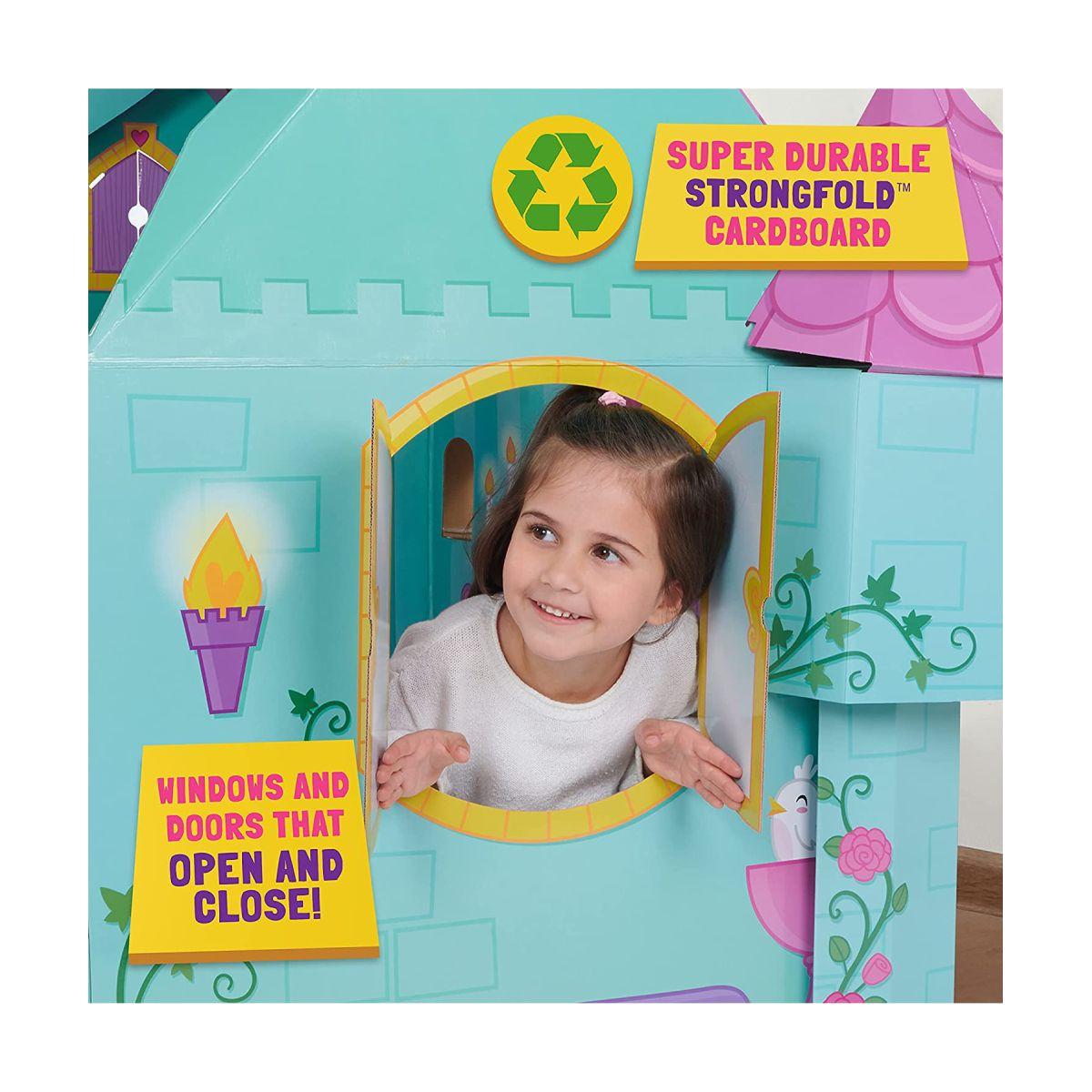 Castillo Para Interior Plegable De Cartón Pop To Play-5